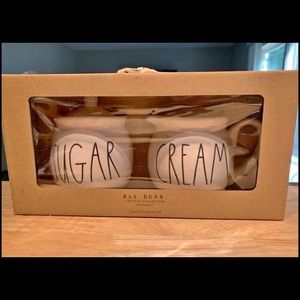 RAE DUNN sugar & cream set. NWT